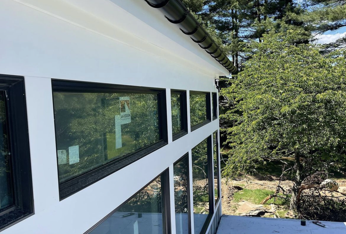 black gutters white house westchester ny