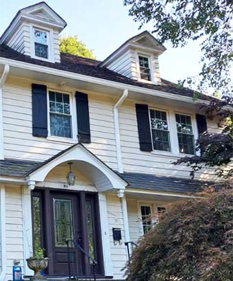 6 Inch K-Style White Gutters Chappaqua NY