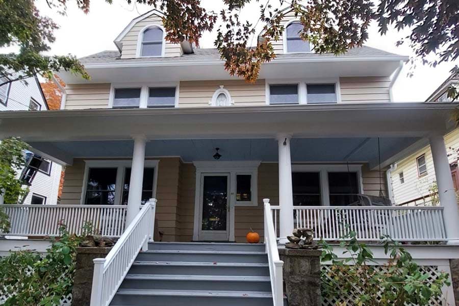 K-Style White Gutters In New Rochelle NY