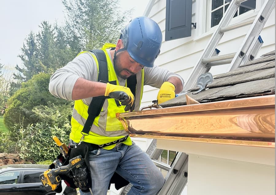 Classic Gutter Installation on a Historic Scarsdale, NY