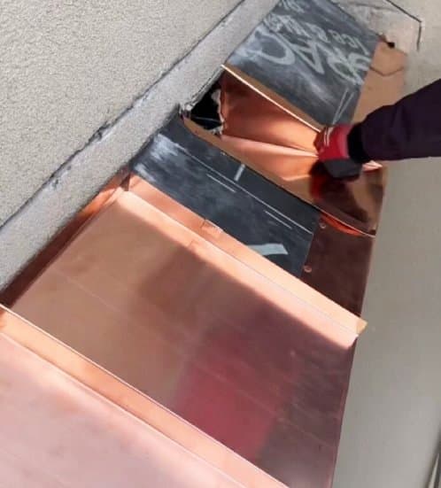 Copper Roofing Repair Process