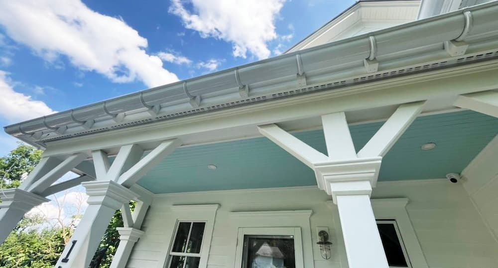 Value of White Aluminum Gutters