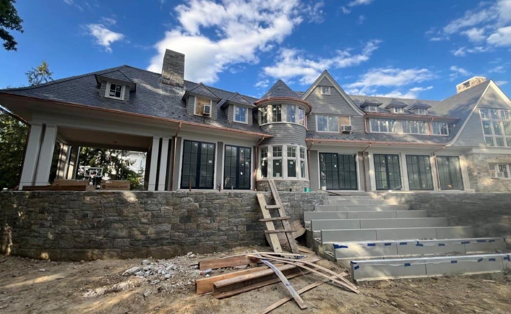 Half-Round Copper & Radius Gutters in Scarsdale, NY